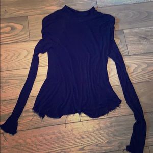 Free People Mock Turtleneck Top